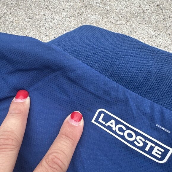 Lacoste SPORT x Novak Djokovic MenTechnical Full-Zip Tennis Jacket 3XL Blue NWT - Picture 9 of 9